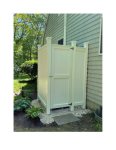 Rinse off after a day at Nauset Beach in the outdoor shower